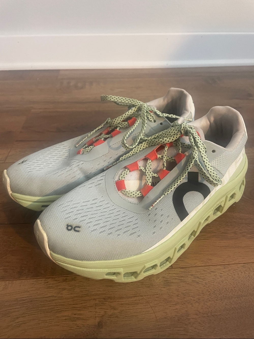On Running Cloudmonster Glaciel Meadow Women’s Running Shoes Size  8 - Picture 9 of 17